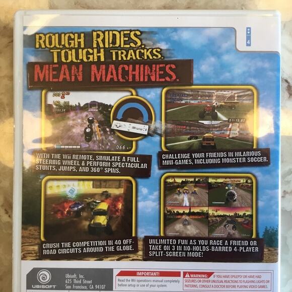 Monster 4x4 World Circuit Nintendo Wii 2006 Complete w/ Manual - Tested/ Working - Picture 2 of 5